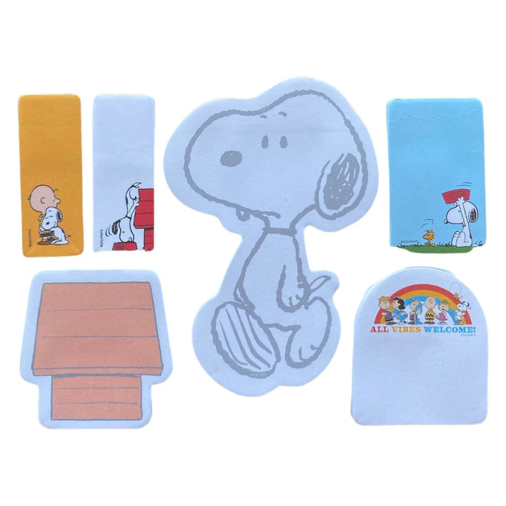 Mooving at Work - Notas Adhesivas Snoopy 6 Diseños