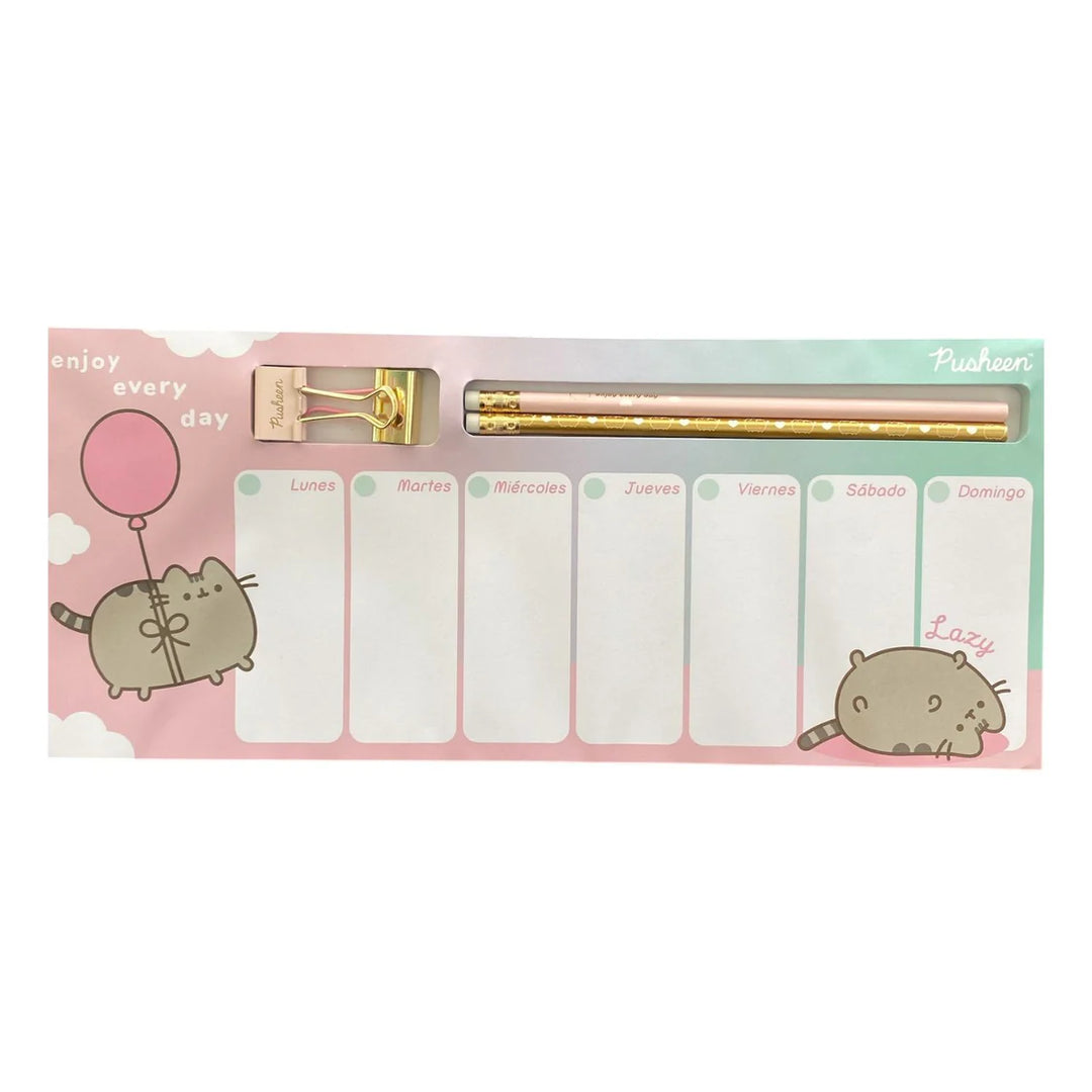 Mooving - Planner Organizador Semanal Pusheen con Accesorios