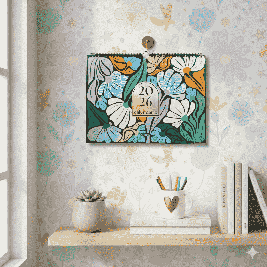 Mooving - Calendario 2026 Floral 35x25cm