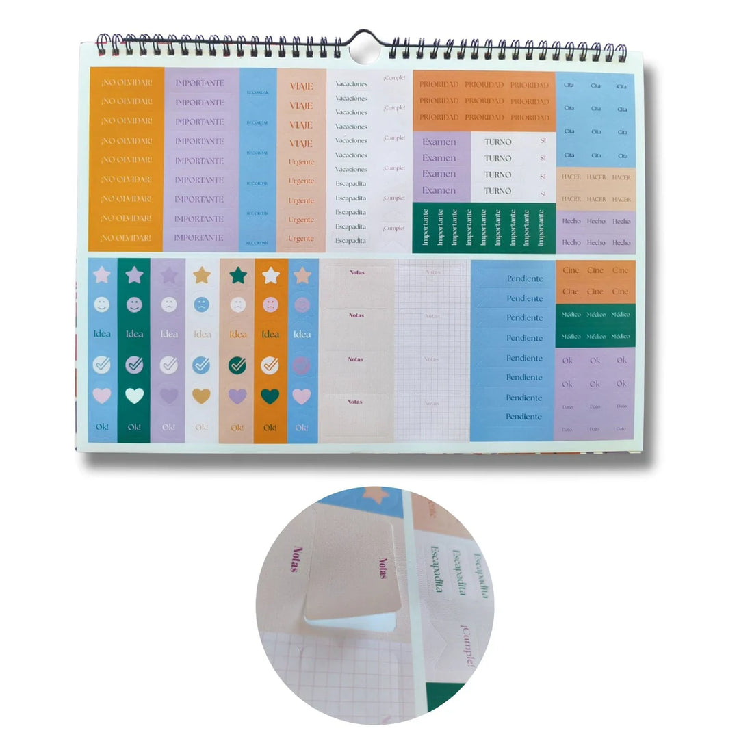 Mooving - Calendario 2026 Floral 35x25cm