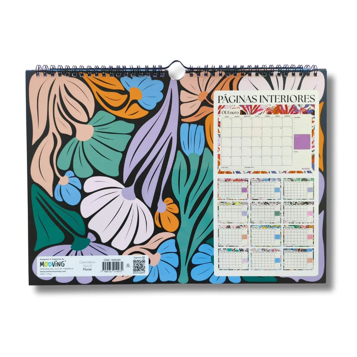 Mooving - Calendario 2026 Floral 35x25cm