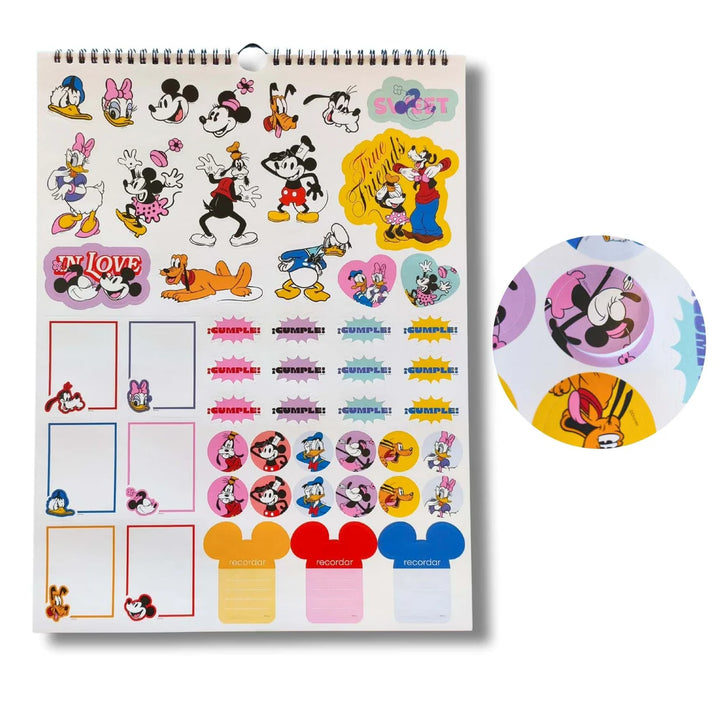Mooving - Calendario 2026 Mickey & Friends 40x30cm
