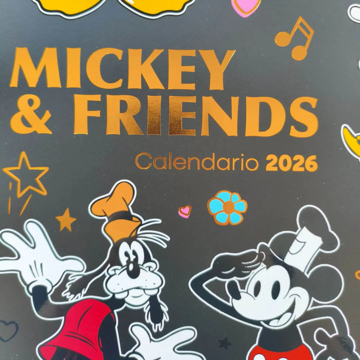 Mooving - Calendario 2026 Mickey & Friends 40x30cm