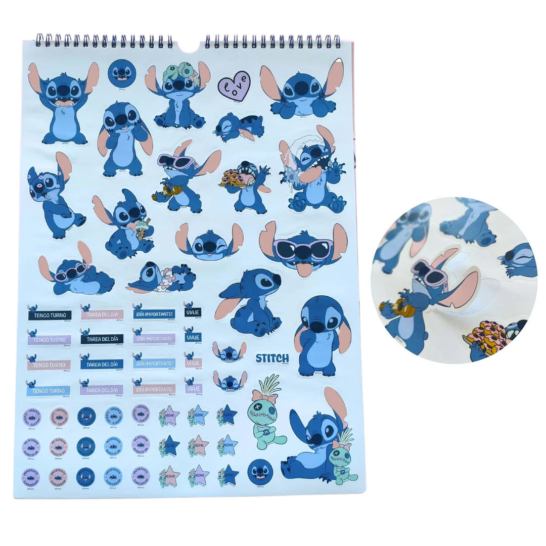 Mooving - Calendario 2026 Stitch 30 x 40 cm