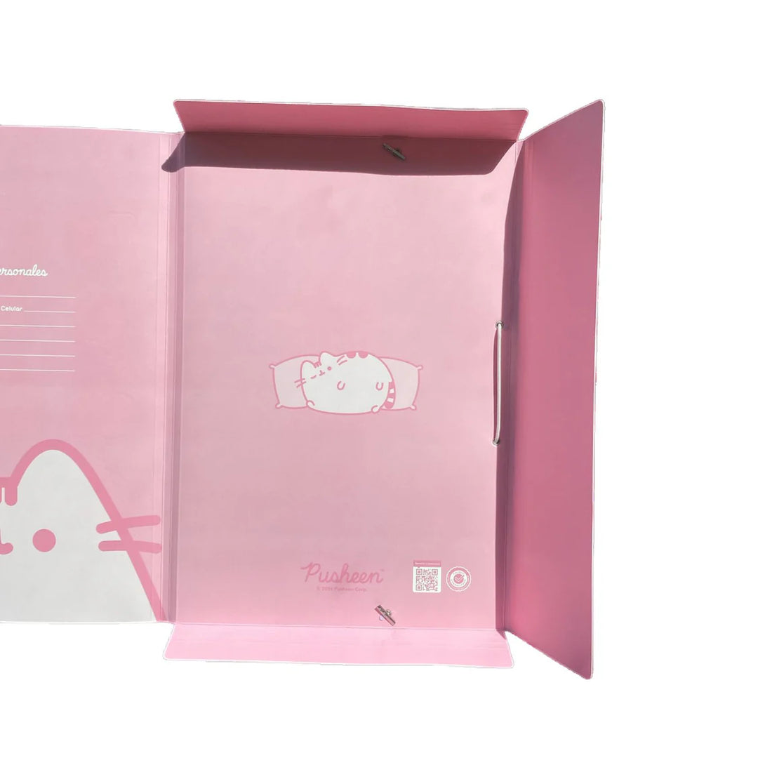 Mooving - Carpeta Oficio 3 Solapas Pusheen