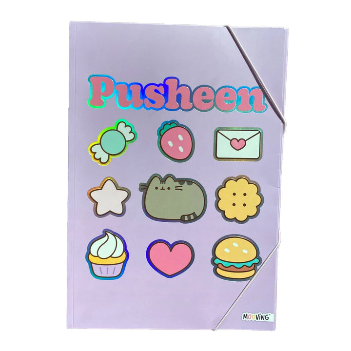 Mooving - Carpeta Oficio 3 Solapas Pusheen