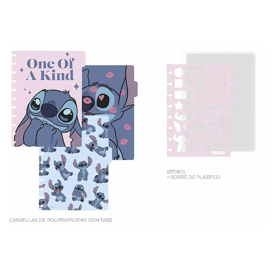 Mooving - Cuaderno de Discos Loop A5 Stitch