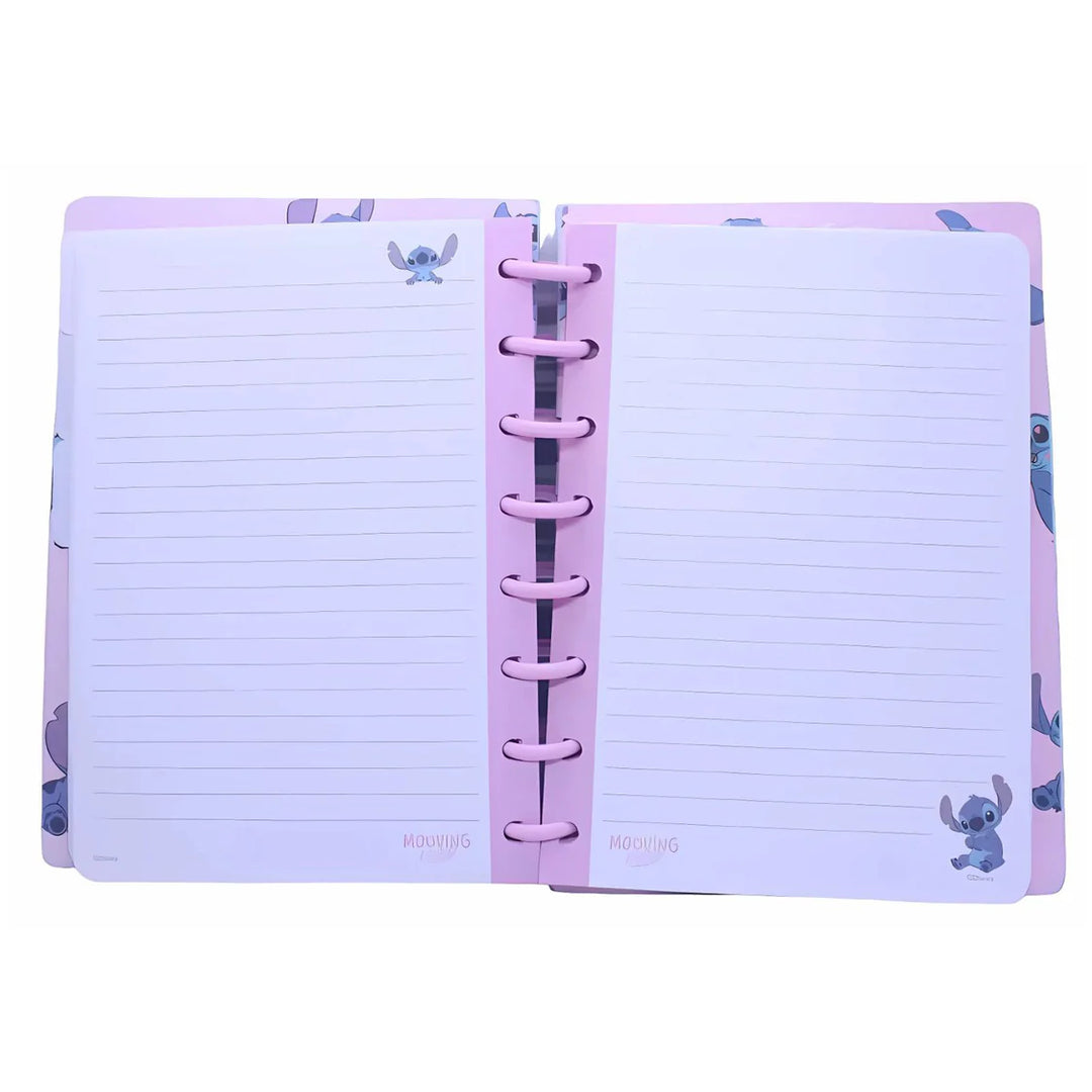 Mooving - Cuaderno de Discos Loop A5 Stitch