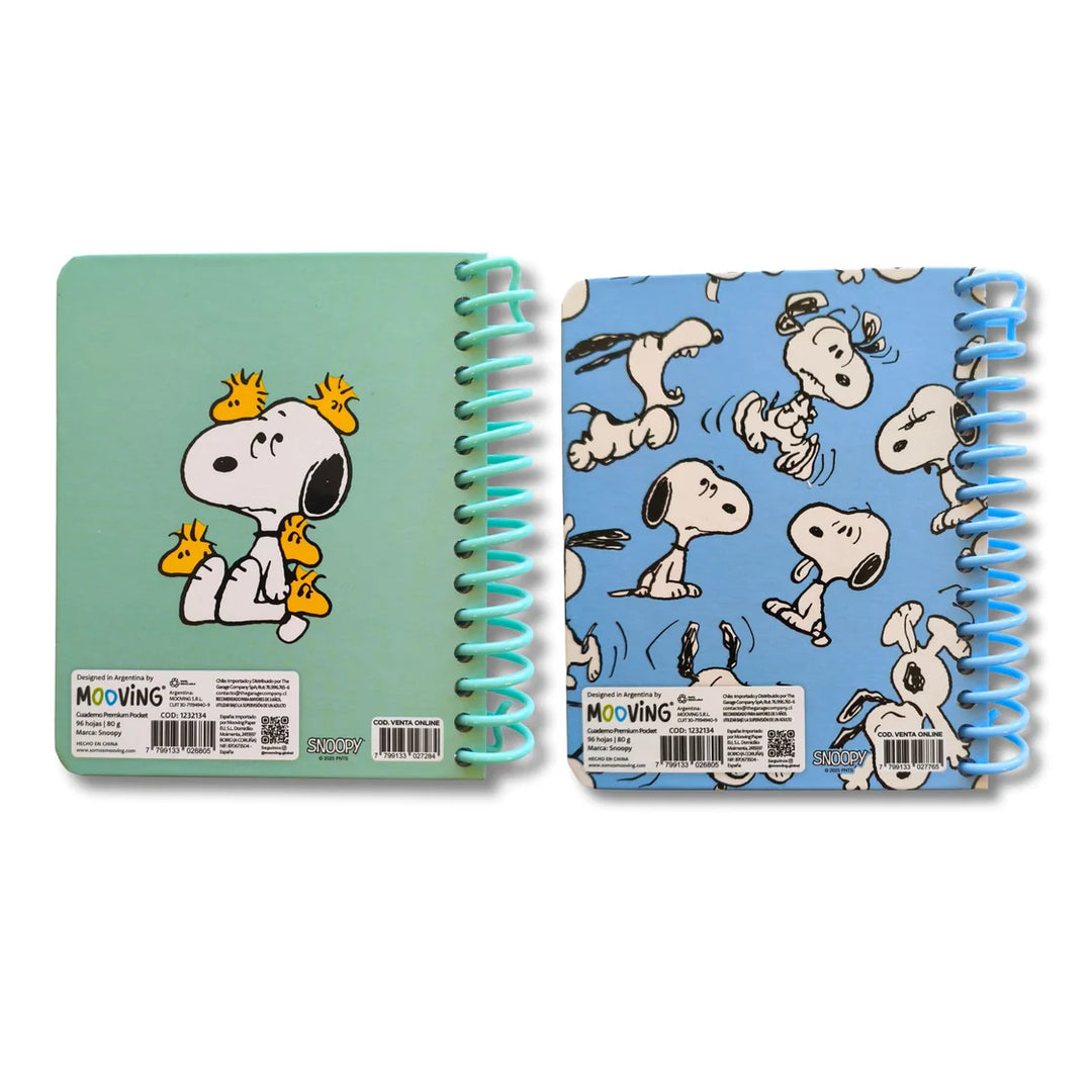 Mooving - Cuaderno Pocket Premium 96 h Snoopy