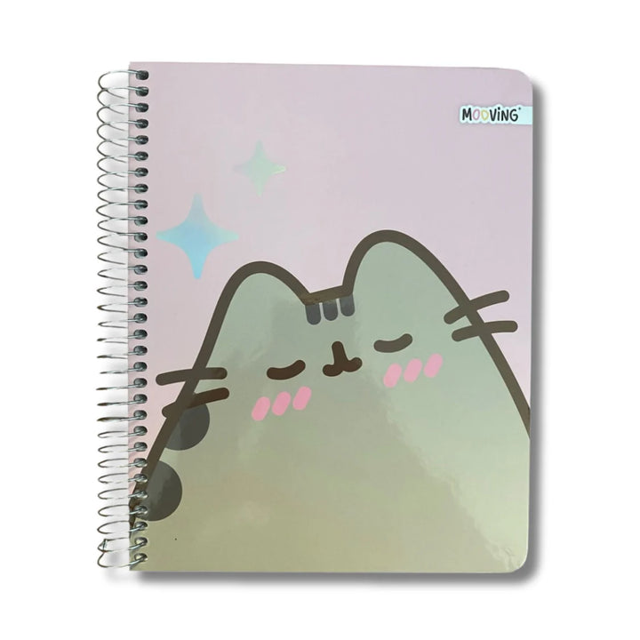 CUADERNO 1/2 OFICIO PUSHEEN 3 MATERIAS