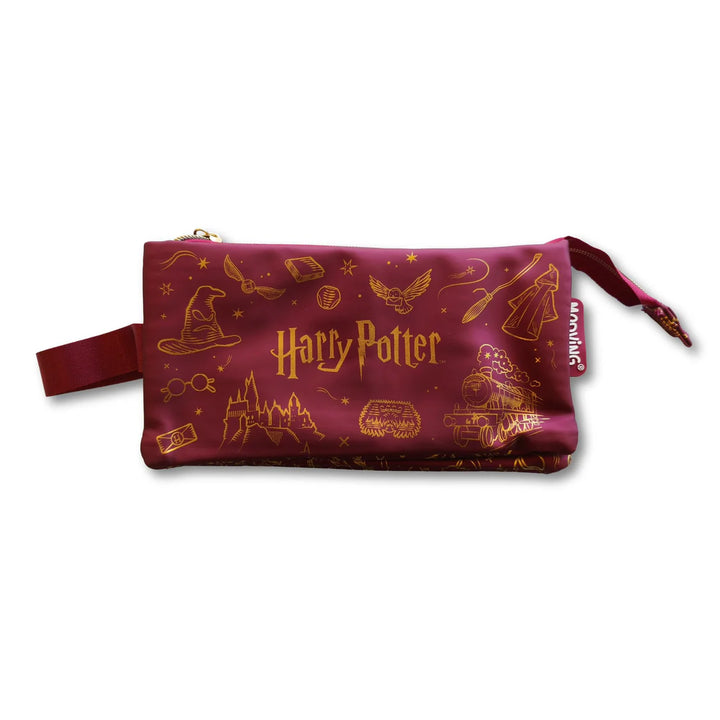 Mooving - Estuche para Lápices Cuádruple Harry Potter