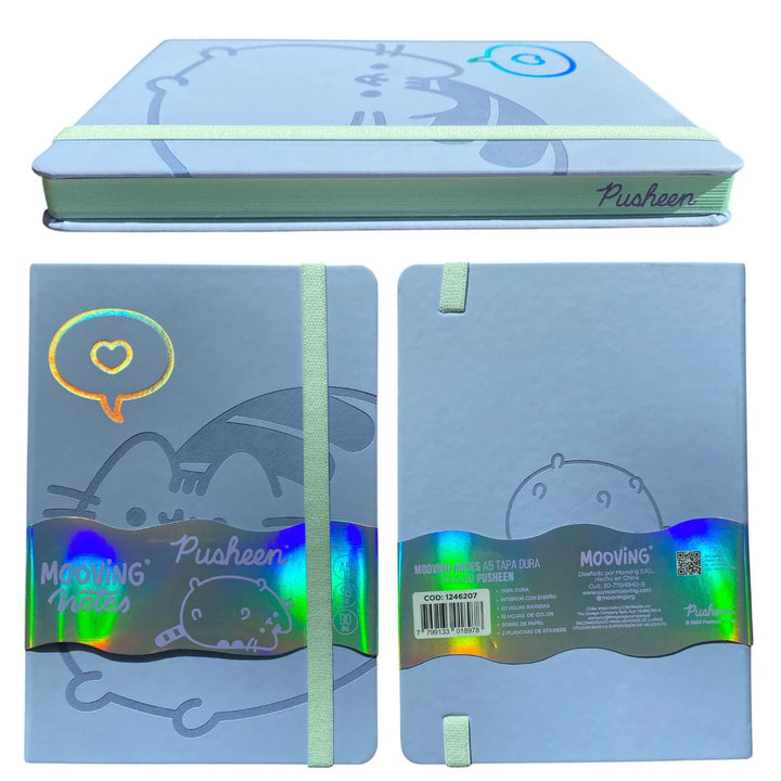 Mooving - Libreta Notes A5 Líneas Pusheen