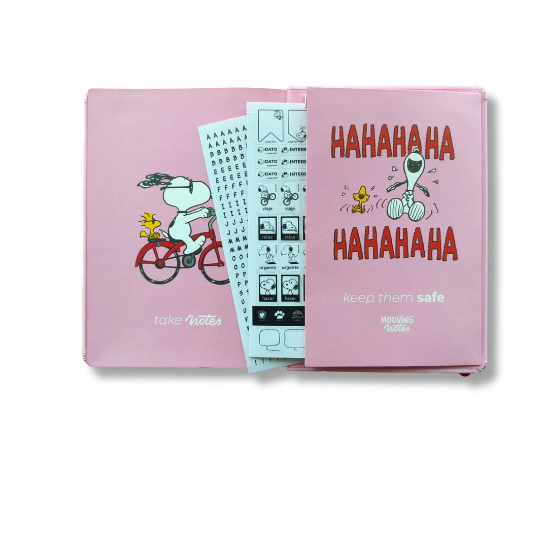Mooving - Libreta Notes A5 Líneas Snoopy