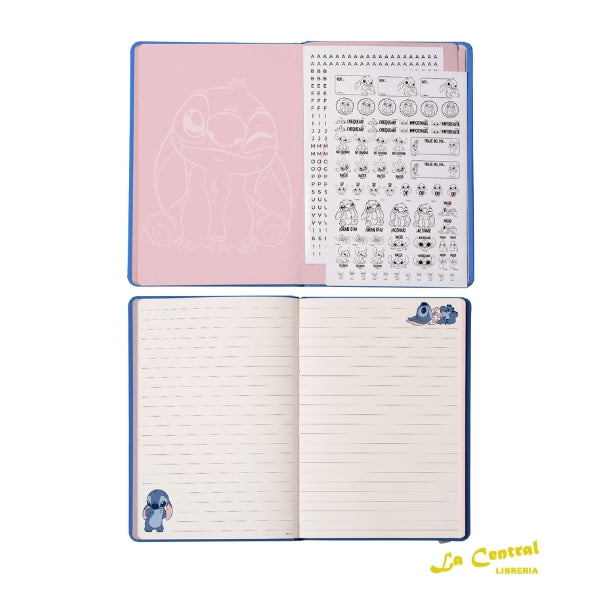 Mooving - Libreta A5 Tapa Dura Rayado Stitch