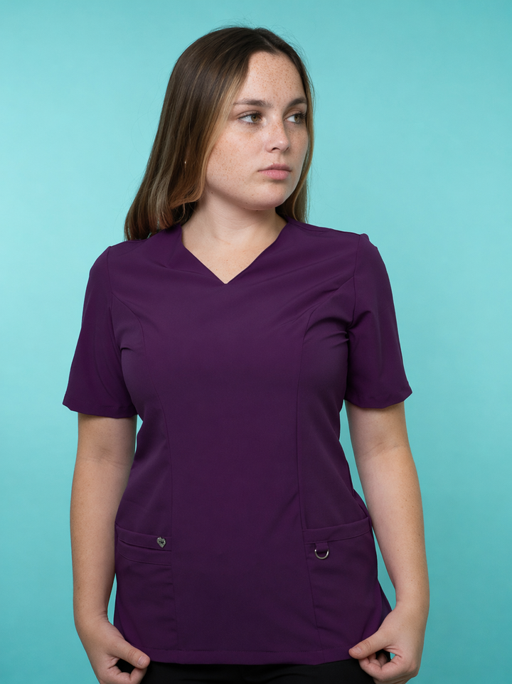 Top Mujer Sin-Tachas Morado