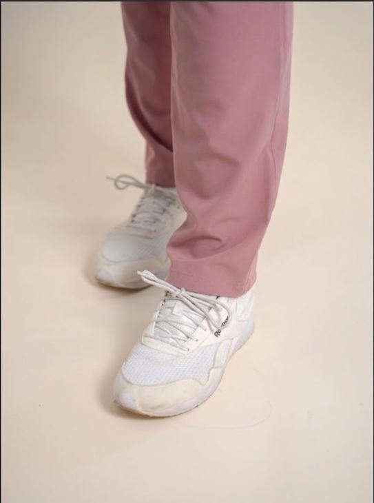 Pantalón Mujer Recto Palo Rosa