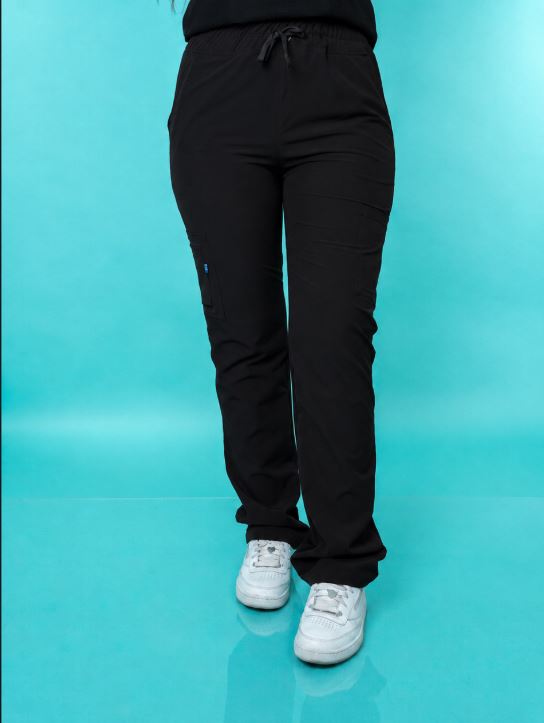 PANTALÓN MUJER RECTO NEGRO