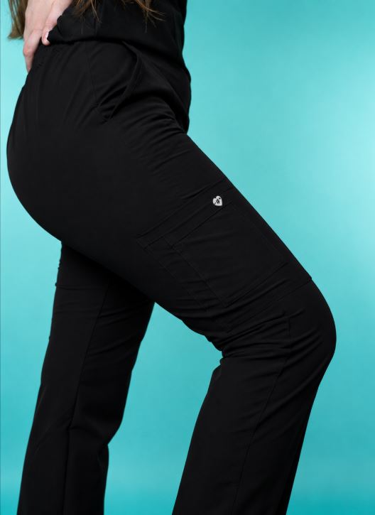 PANTALÓN MUJER RECTO NEGRO