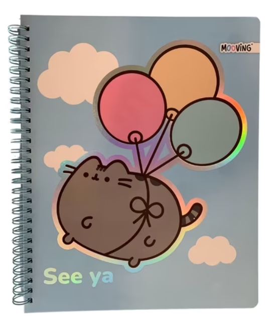 CUADERNO UNIVERSITARIOS PUSHEEN GOKKO 100 HOJAS