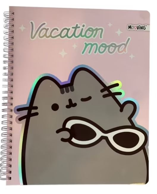 CUADERNO UNIVERSITARIOS PUSHEEN GOKKO 100 HOJAS