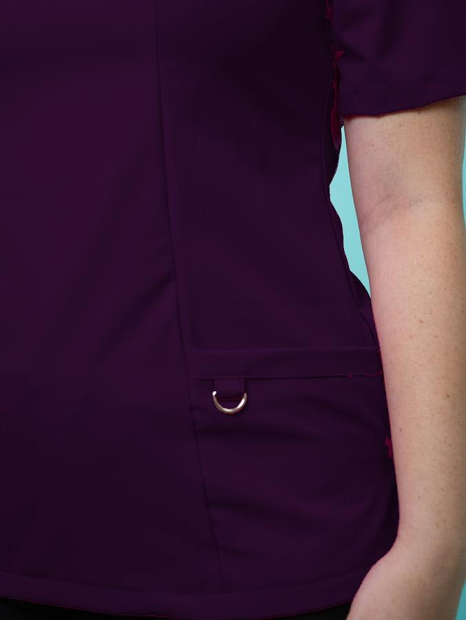 Top Mujer Sin-Tachas Morado Obispo