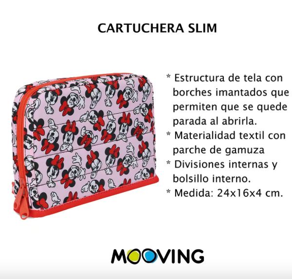 Estuche Slim Minnie Mouse