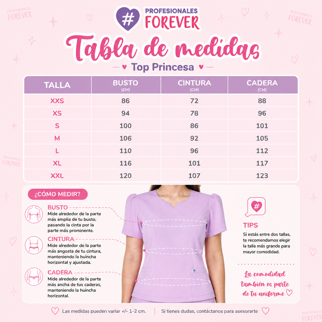 Top Antifluido Princesa Celeste Jacinto