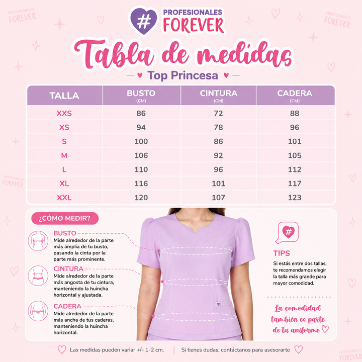 Top Antifluido Princesa Celeste Jacinto
