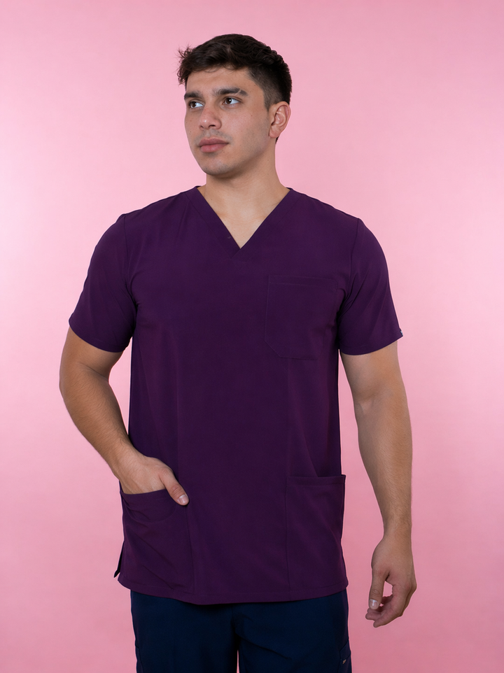 Top Hombre Morado Obispo