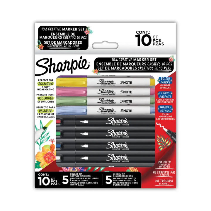 Set Sharpie Holiday 10U Marcadores